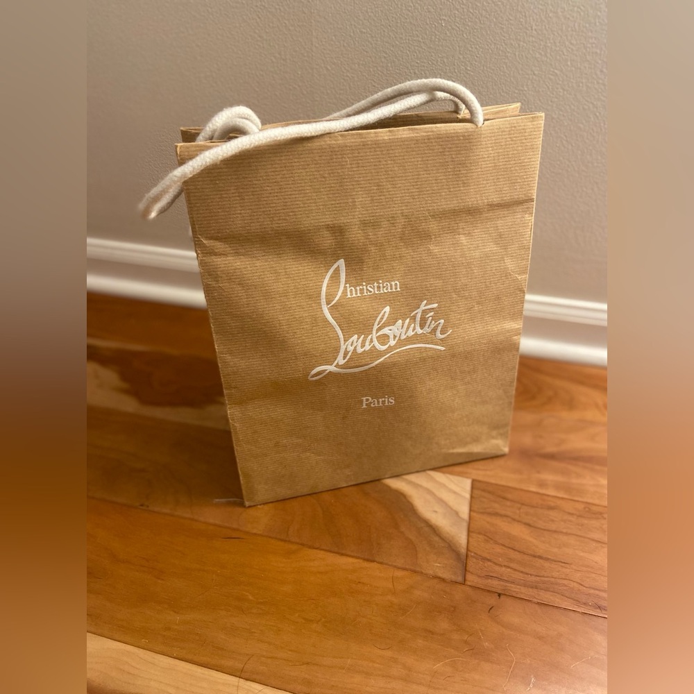 Christian Louboutin Paper Retail Shopping Gift Bag (10 X 12 X 4.5 in)